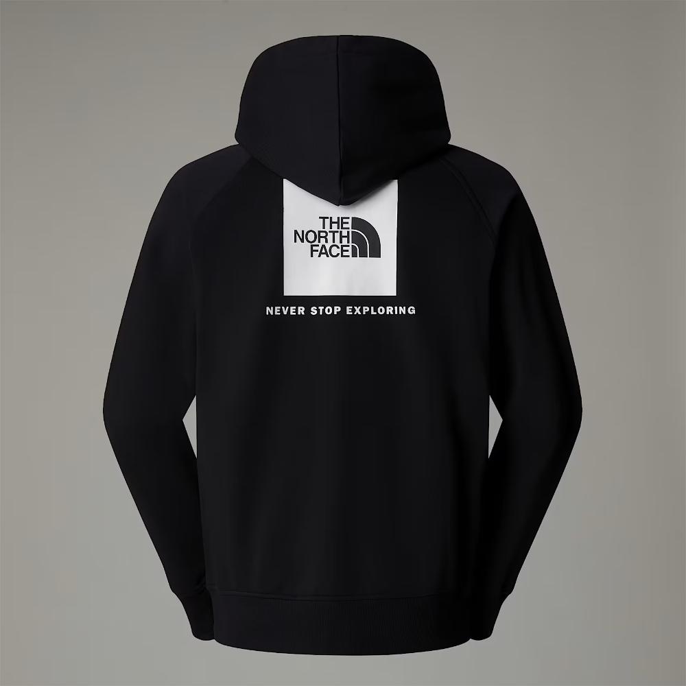 The North Face Felpa Con Cappuccio Maniche Raglan Redbox Uomo Black-White