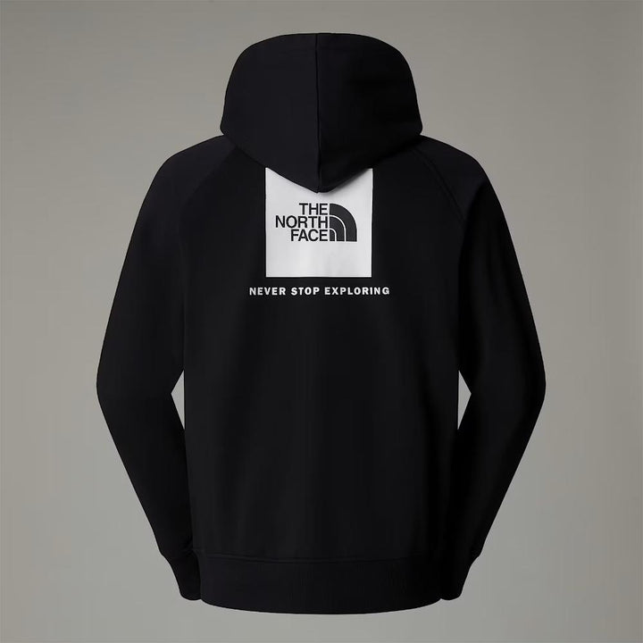 The North Face Felpa Con Cappuccio Maniche Raglan Redbox Uomo Black-White