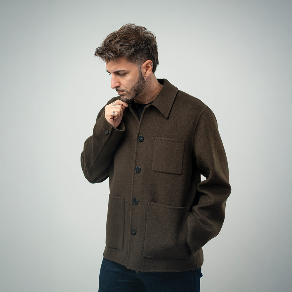 Amaranto Giacca Marrone