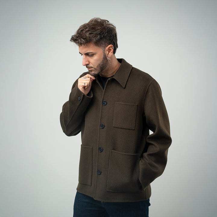 Amaranto Giacca Marrone