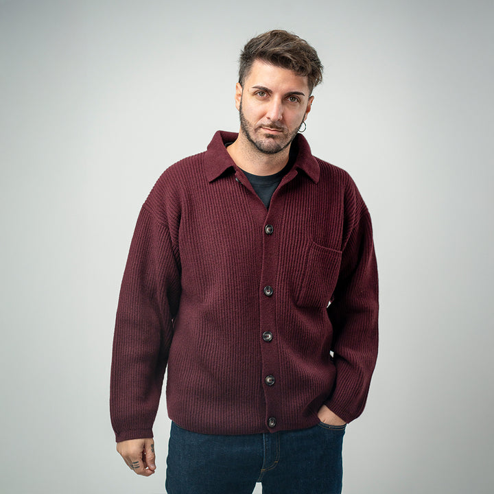 Amaranto Cardigan Melanzana