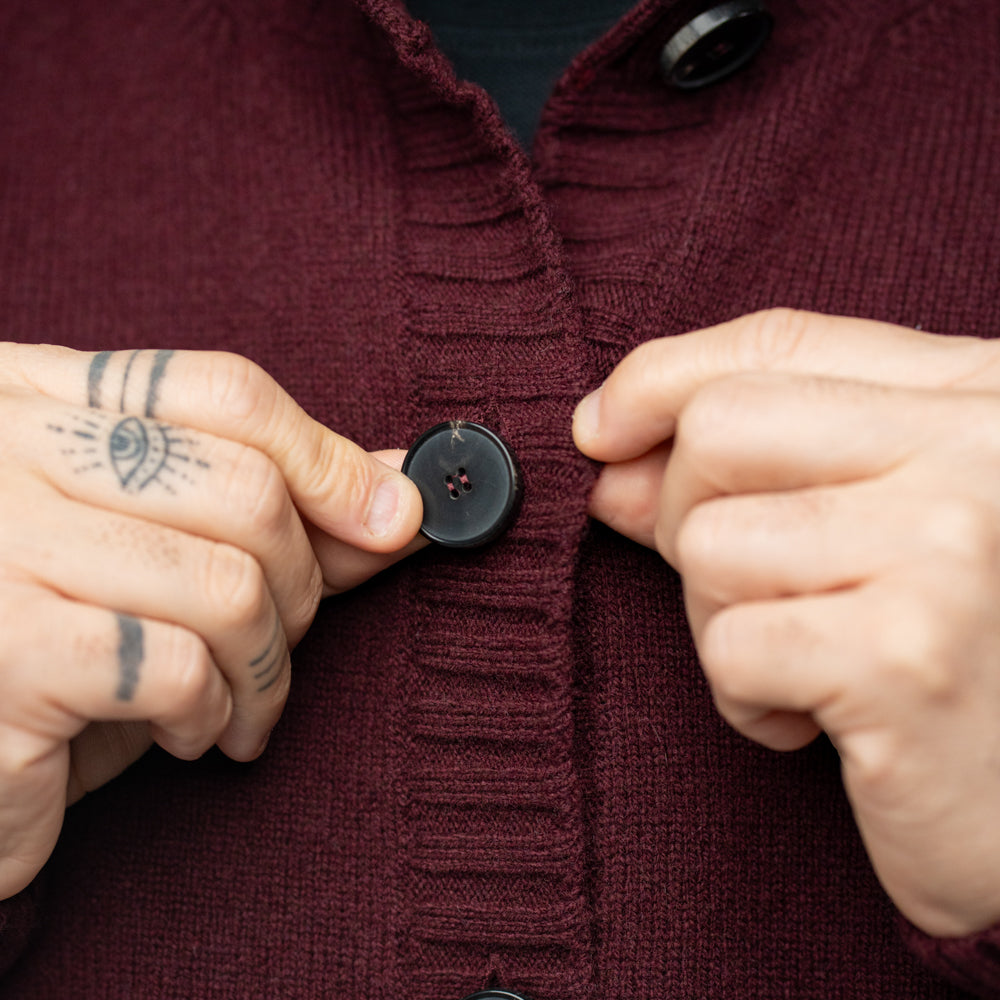 Amaranto Cardigan Melanzana