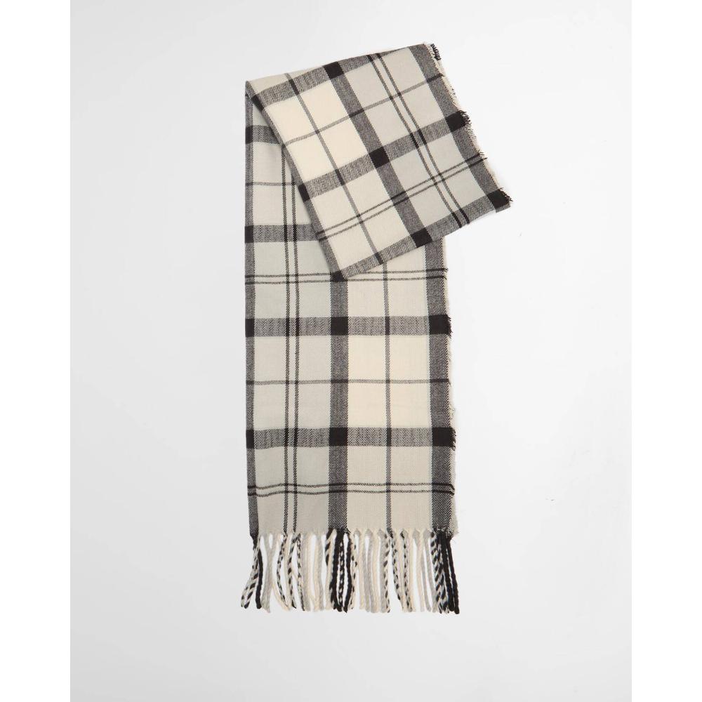 Barbour Set Regalo Berretto Dover & Sciarpa Hailes Monochrome Tartan