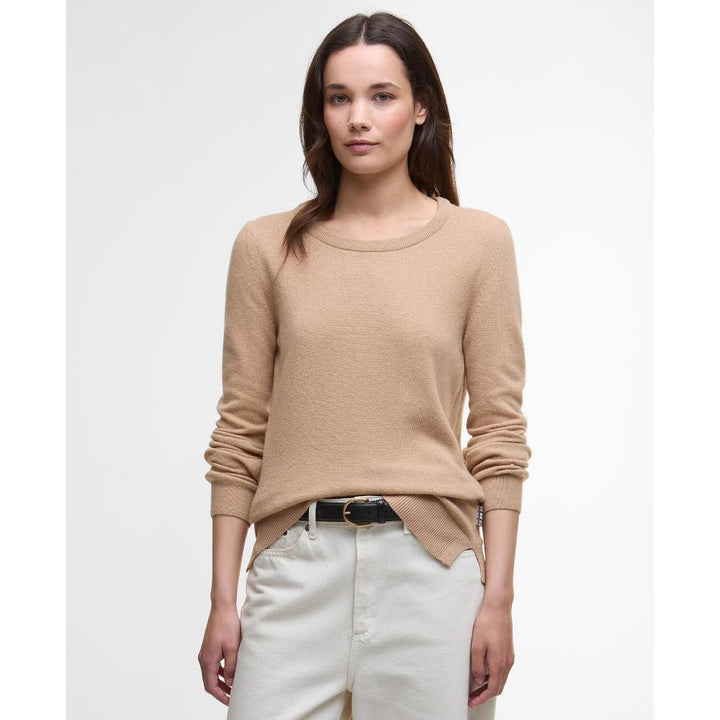Barbour Maglione Pendle Crew Beige