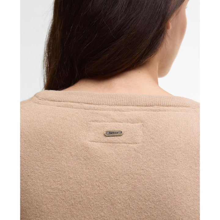 Barbour Maglione Pendle Crew Beige