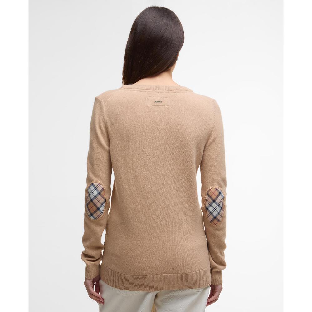 Barbour Maglione Pendle Crew Beige