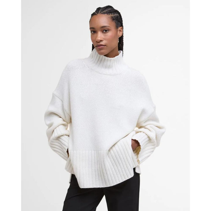 Barbour Maglione Serena Collo Alto Cloud Donna