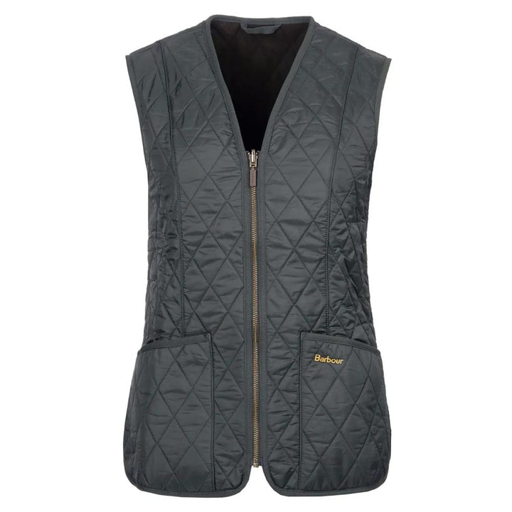 Barbour Gilet Fodera In Pile Betty Dark Olive Donna