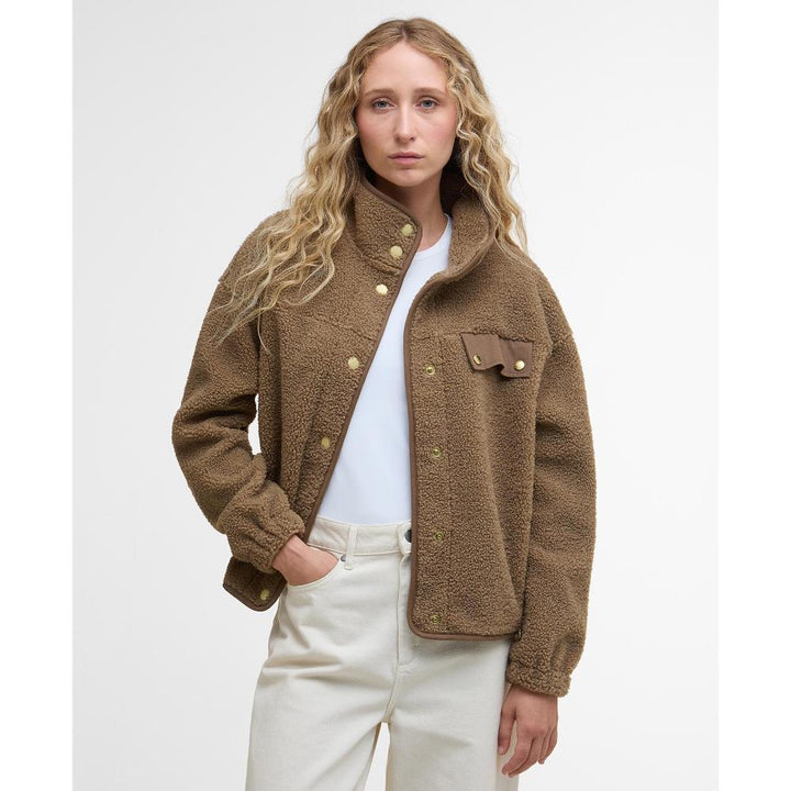 Barbour Giubbino Mabel Fleece Brown