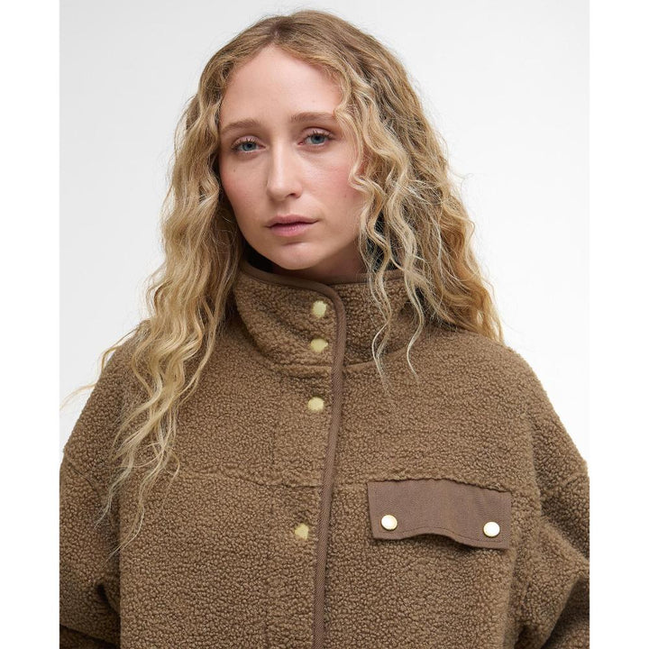 Barbour Giubbino Mabel Fleece Brown