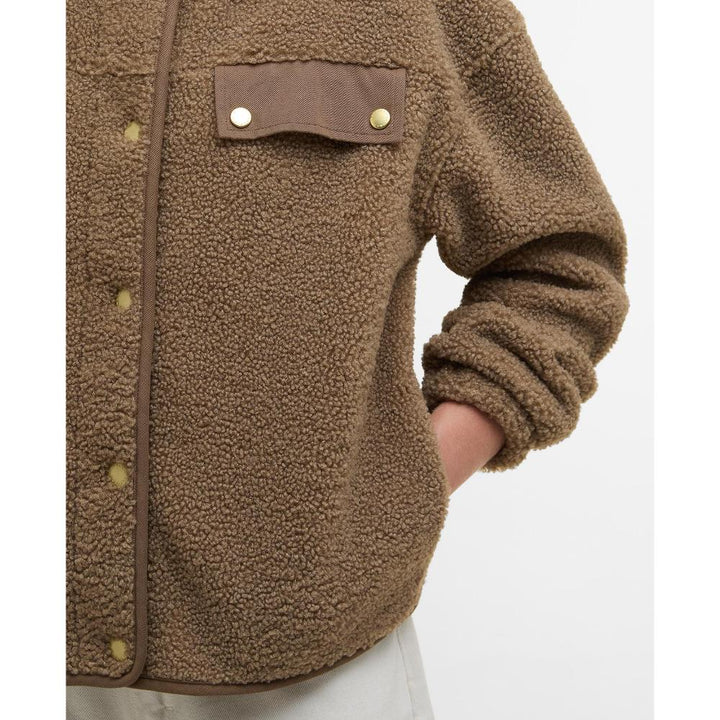 Barbour Giubbino Mabel Fleece Brown