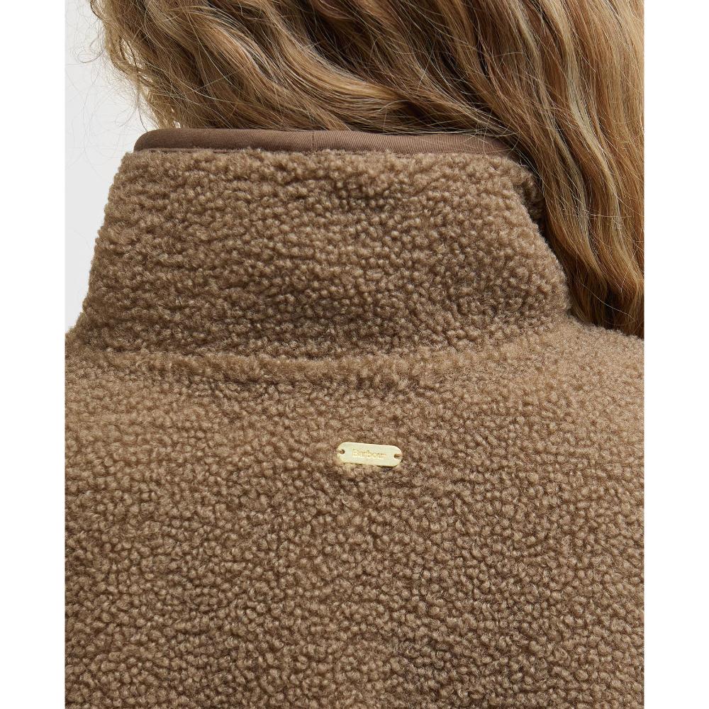 Barbour Giubbino Mabel Fleece Brown