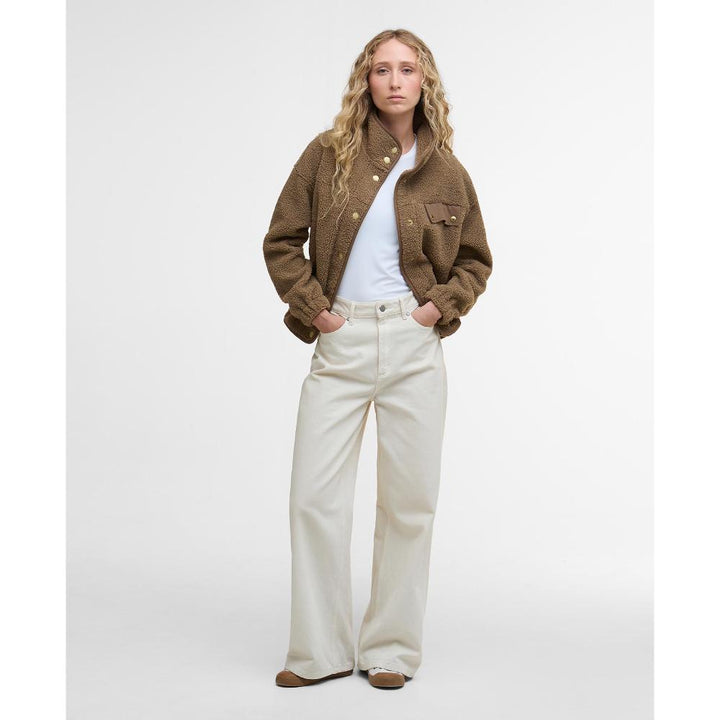 Barbour Giubbino Mabel Fleece Brown