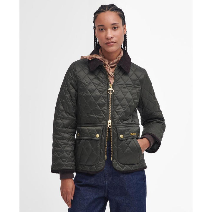 Barbour Giubbotto Fitted Beadnell Olive