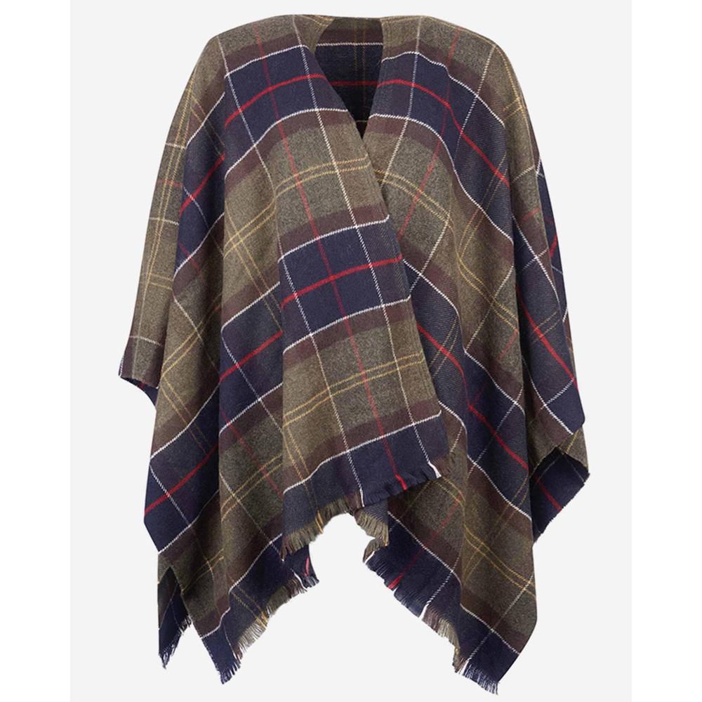 Barbour Scialle Staffin Tartan Serape Classic Donna