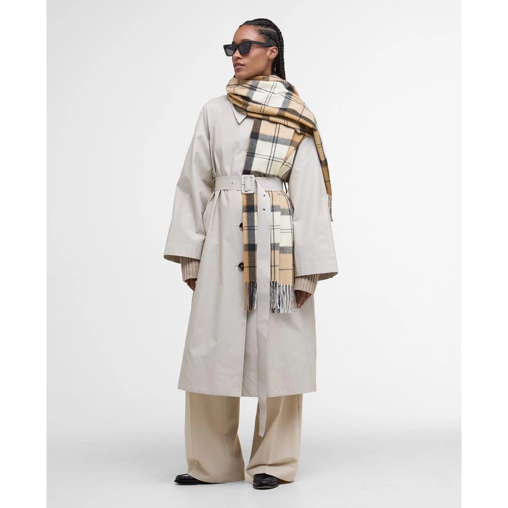 Barbour Mantella Stanway Hessian Navy Tartan Donna