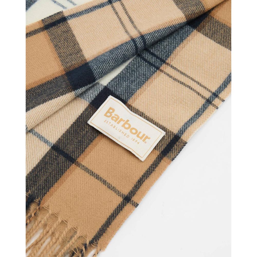 Barbour Mantella Stanway Hessian Navy Tartan Donna