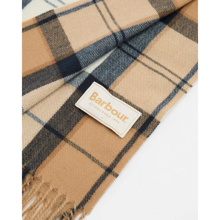 Barbour Mantella Stanway Hessian Navy Tartan Donna