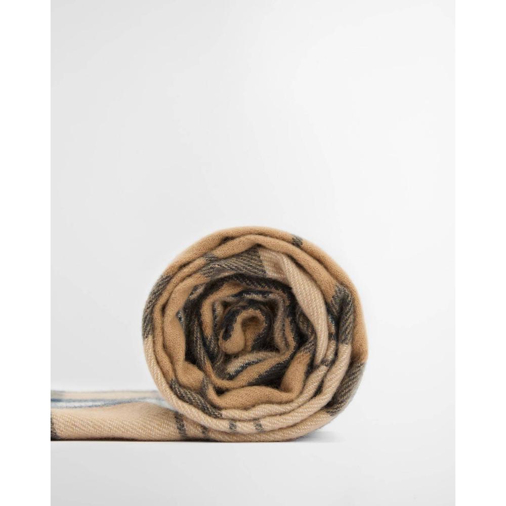 Barbour Mantella Stanway Hessian Navy Tartan Donna