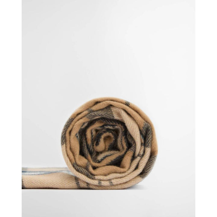 Barbour Mantella Stanway Hessian Navy Tartan Donna