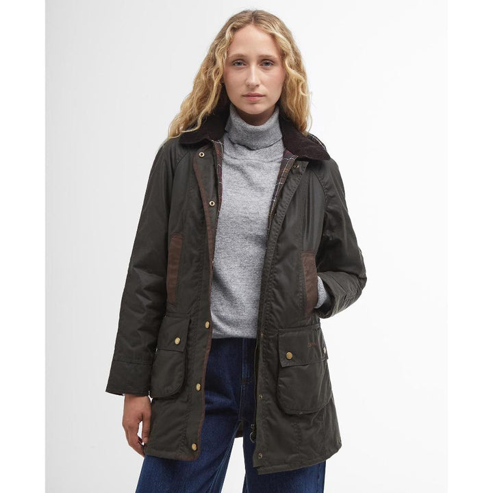 Barbour Giubbotto Bower Wax Olive