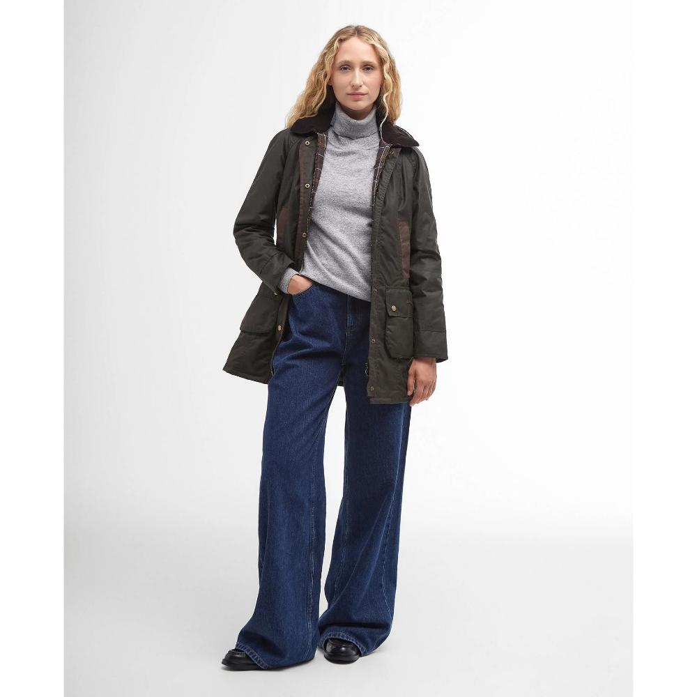 Barbour Giubbotto Bower Wax Olive