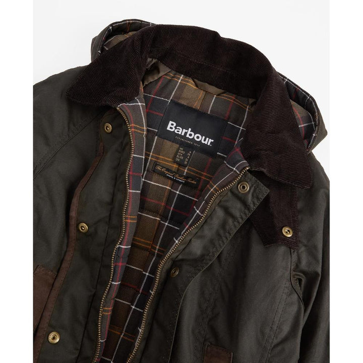 Barbour Giubbotto Bower Wax Olive