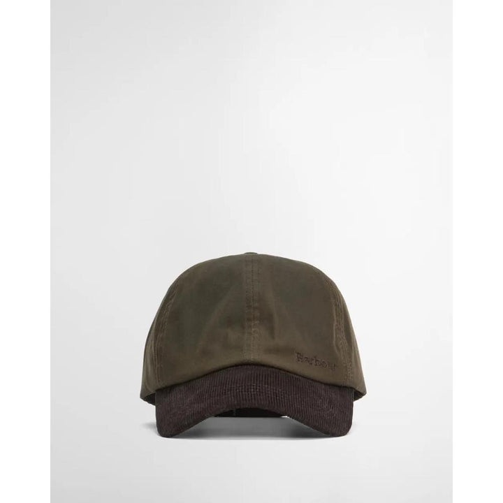 Barbour Cappellino Ashby Olive Brown Uomo