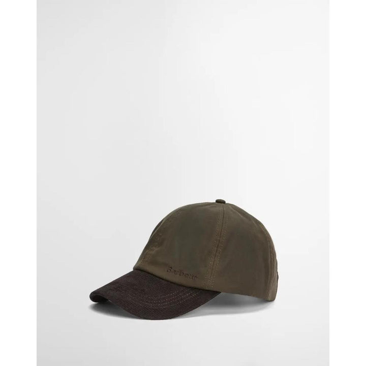 Barbour Cappellino Ashby Olive Brown Uomo