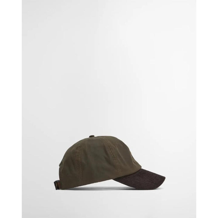 Barbour Cappellino Ashby Olive Brown Uomo