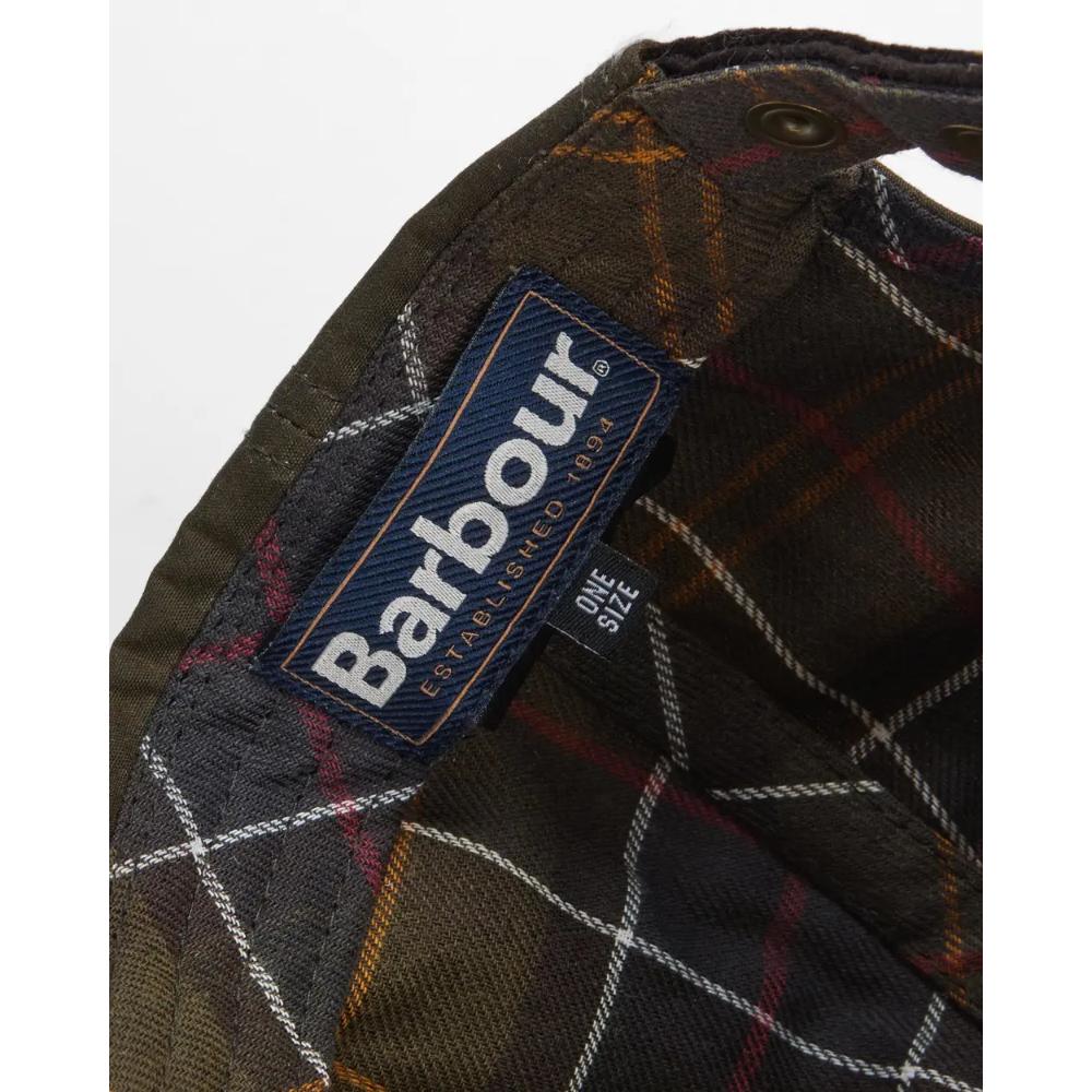 Barbour Cappellino Ashby Olive Brown Uomo