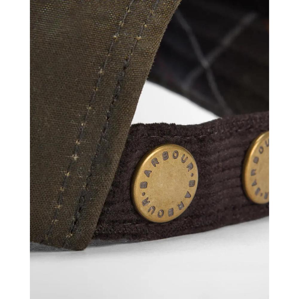 Barbour Cappellino Ashby Olive Brown Uomo