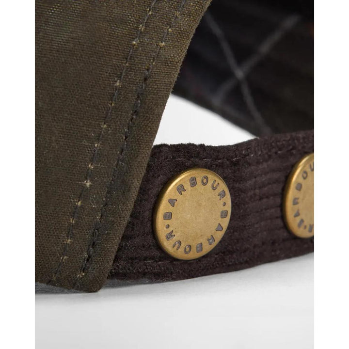 Barbour Cappellino Ashby Olive Brown Uomo