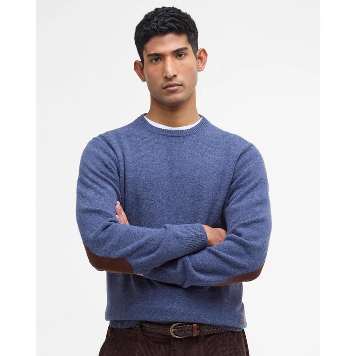 Barbour Maglione Essential Patch Dark Indigo
