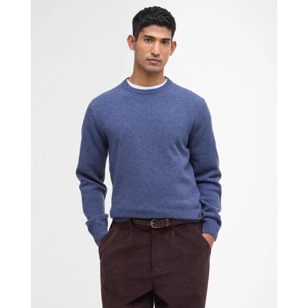 Barbour Maglione Essential Patch Dark Indigo