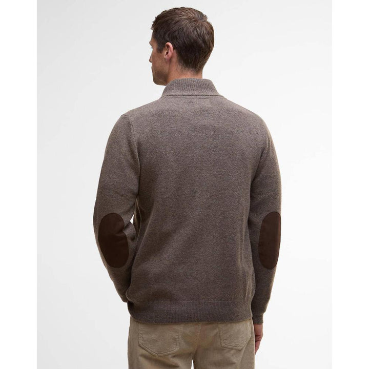 Barbour Maglione con zip Patch Dark Stone Uomo