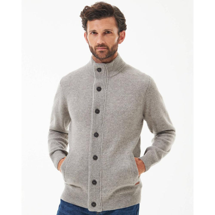 Barbour Maglione con zip Patch New Stone Uomo