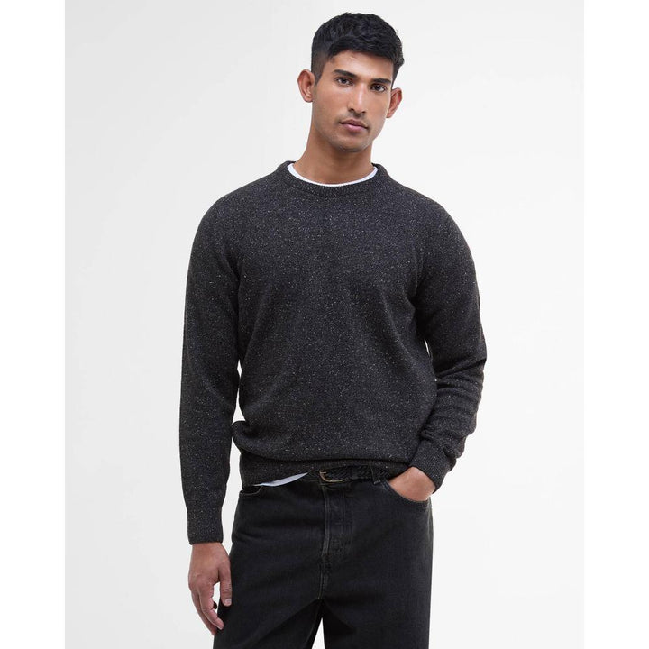 Barbour Maglione Essential Tisbury Classic Black Uomo