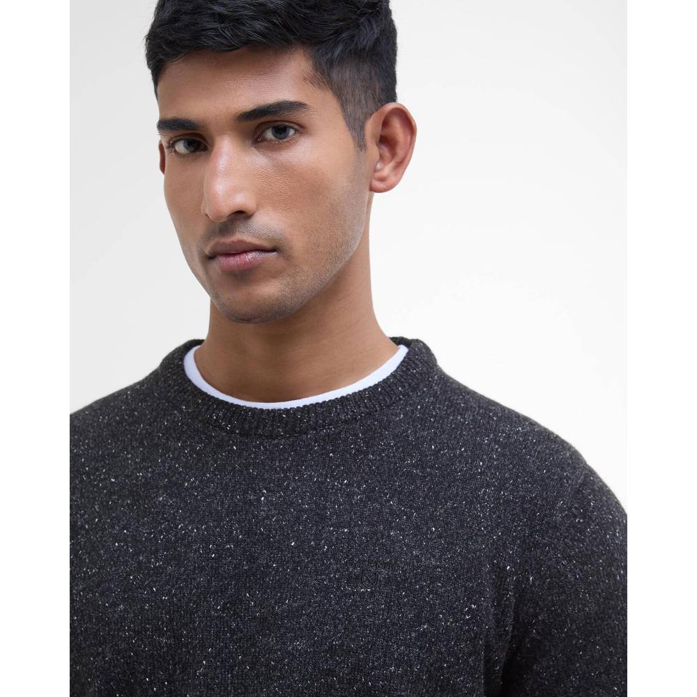 Barbour Maglione Essential Tisbury Classic Black Uomo