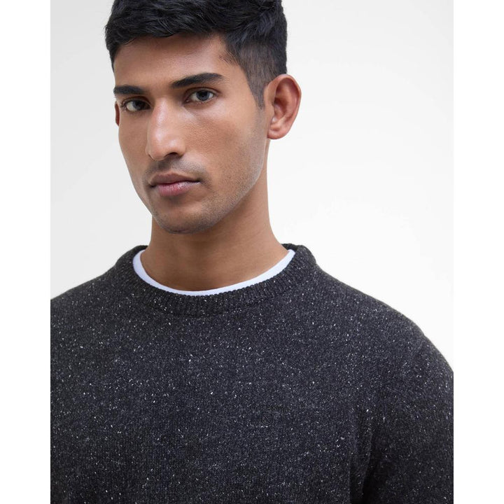 Barbour Maglione Essential Tisbury Classic Black Uomo