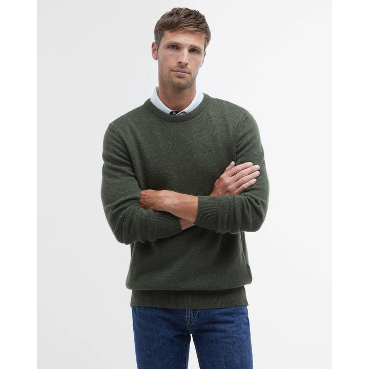 Barbour Maglione Essential Tisbury Forest Uomo