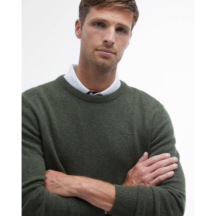 Barbour Maglione Essential Tisbury Forest Uomo