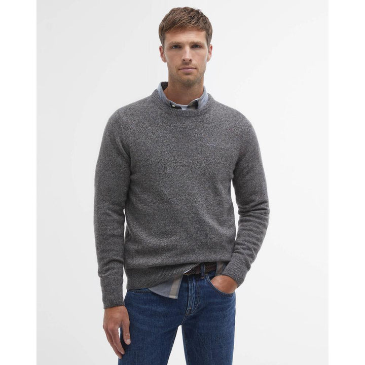 Barbour Maglione Essential Tisbury Fog Uomo