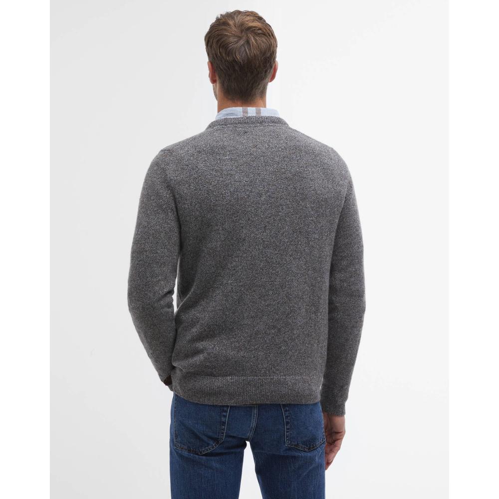 Barbour Maglione Essential Tisbury Fog Uomo