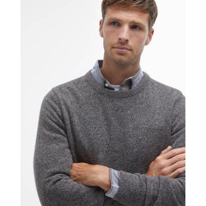 Barbour Maglione Essential Tisbury Fog Uomo