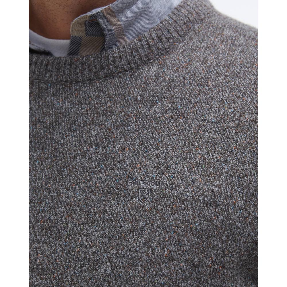 Barbour Maglione Essential Tisbury Fog Uomo