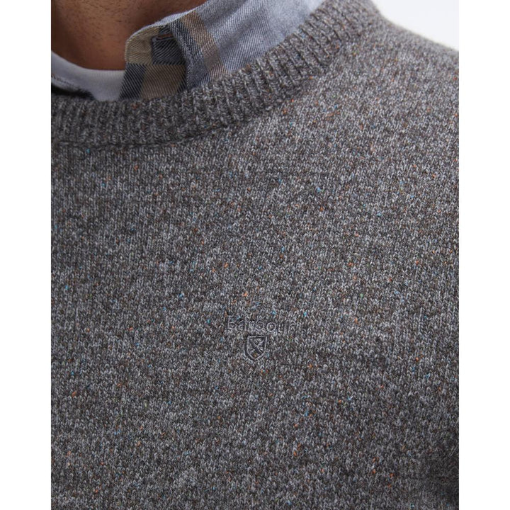 Barbour Maglione Essential Tisbury Fog Uomo