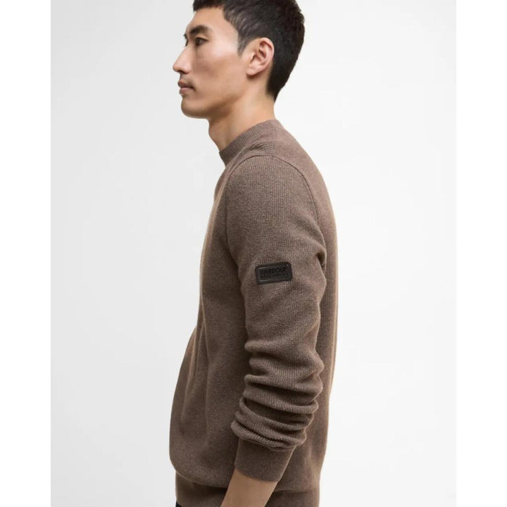 Barbour Maglione Girocollo Crawley Brindle Uomo