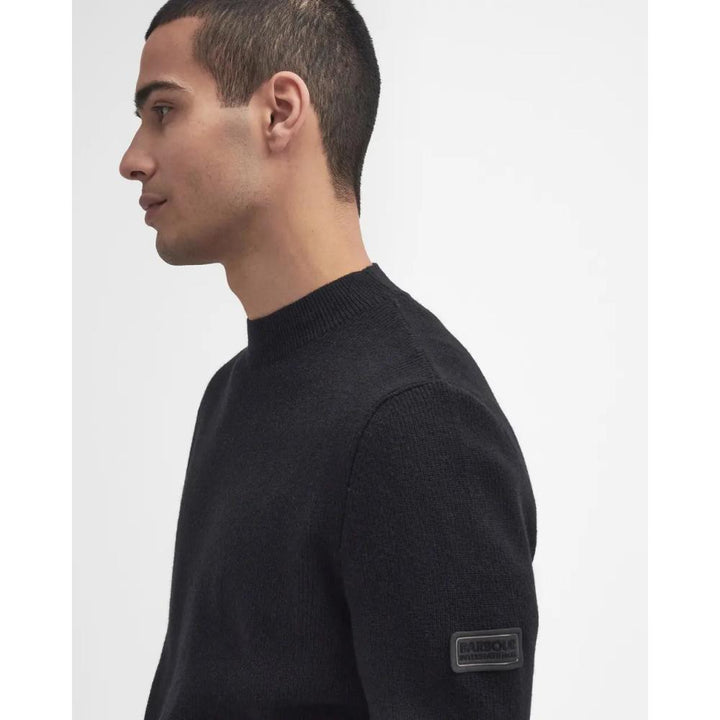 Barbour Maglione Girocollo Crawley Black Uomo