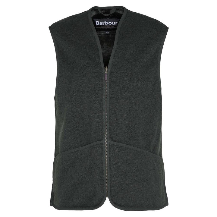 Barbour Gilet/fodera In Pile Caldo Con Cerniera Sage Uomo